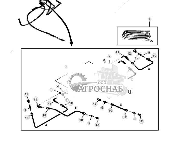 Components, Lubrication System, Boom, SSV8-A - ST812305 219.jpg